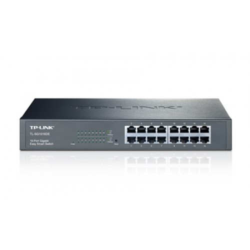 TP-Link, Switch 16 porturi Gigabit, Easy Smart, 1U 19' rack-mountable, 32Gbps Switching Capacity, Ta