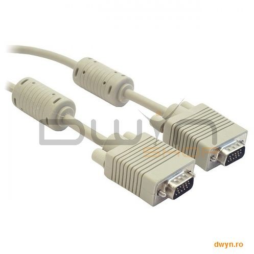 CABLU DATE MONITOR Dubluecranat 30M black 'CC-PPVGA-30M-B'