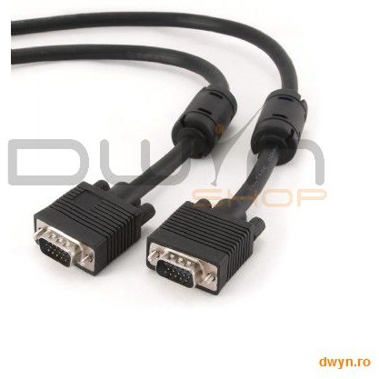 CABLU DATE MONITOR Dubluecranat 15M black 'CC-PPVGA-15M-B'