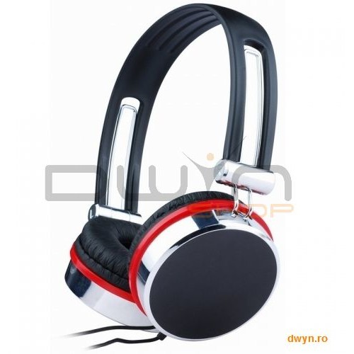 Casti cu microfon - dimensiune medie, stereo