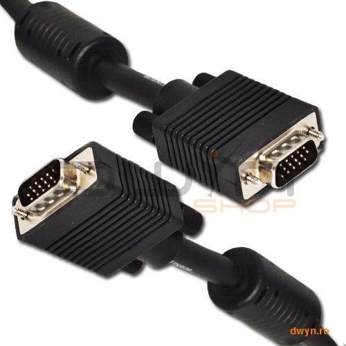 CABLU DATE MONITOR  Dubluecranat  3M, black 'CC-PPVGA-10-B'