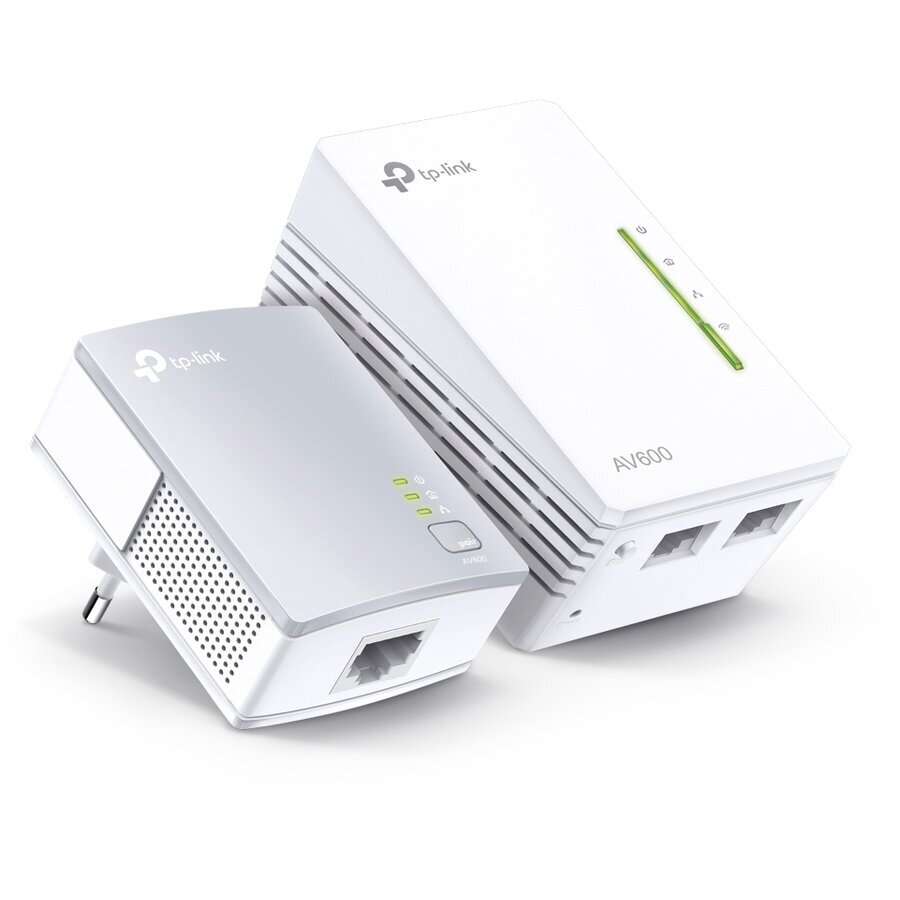 300Mbps Wireless AV500 Powerline Extender, 500Mbps Powerline Datarate, 2 10/100Mbps Fast Ethernet po