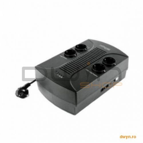 UPS GEMBIRD 650VA w. AVR ADVANCED, 4 x Schuko, 'EG-UPS-001'