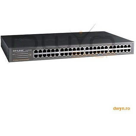 Switch 48 Port-uri 10/100, carcasa metalica 1U 19-inch