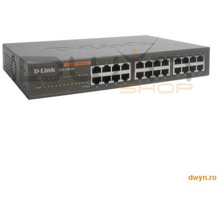 D-Link, Switch Desktop / Rack mount 24 porturi 10/100/1000