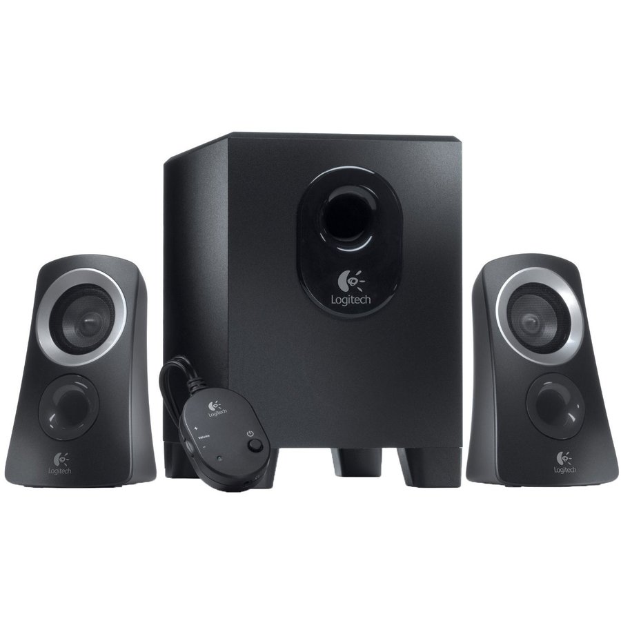 BOXE Logitech 2.1 'Z313' RMS power: 25 W (15W + 2 x 5W), Black '980-000413'