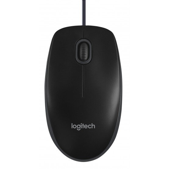 Mouse Logitech B100 Optical 910-003357, USB, black