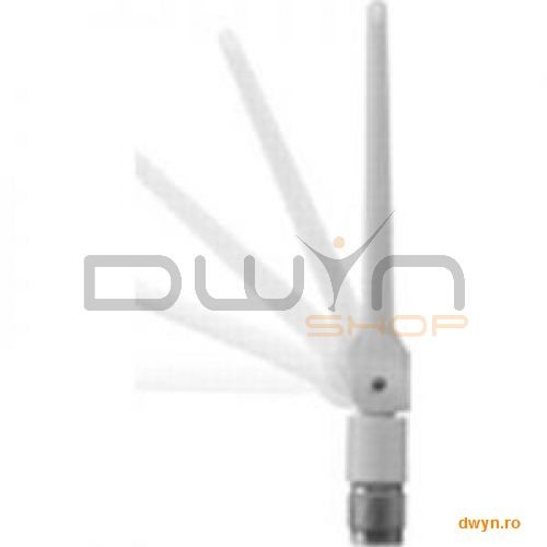 Cisco 2.4 GHz 2 dBi/5 GHz 4 dBi Dipole Ant., White, RP-TNC