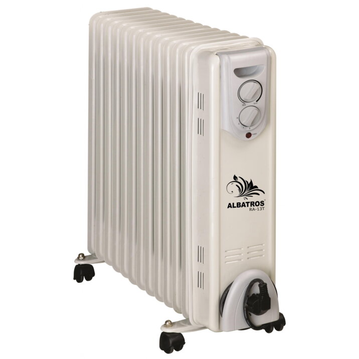 Calorifer electric Albatros RA-13T, 3000W, 13 elementi, Alb