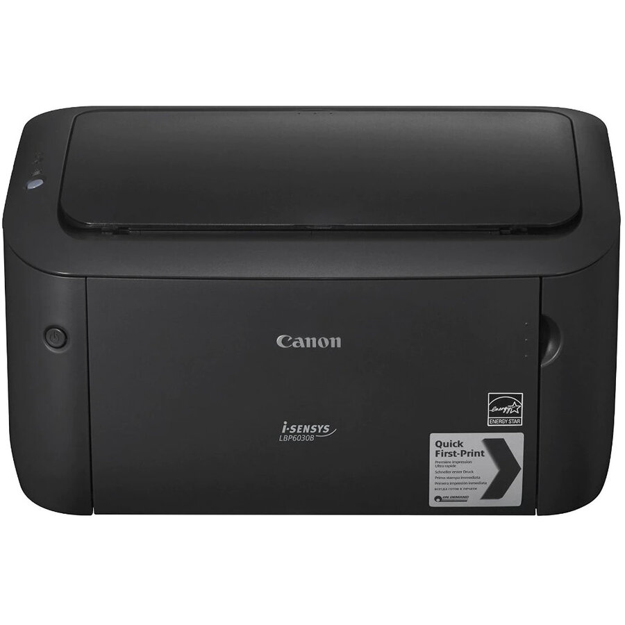 Canon i-SENSYS LBP6030B bundle 2 cartuse incluse, Compact, 33ppm mono laser printer, Automatic double-sided printing, Network, Negru