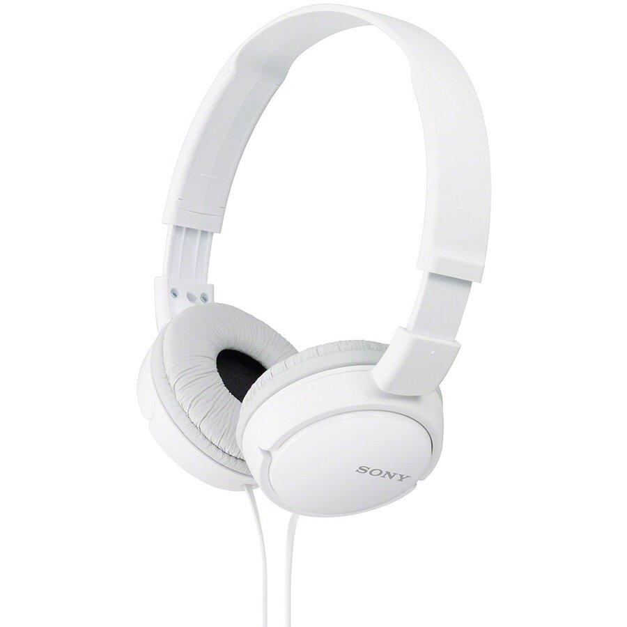 Casti Sony MDRZX110W, tip DJ, Alb