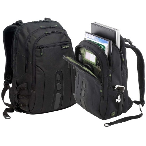 Rucsac notebook Targus 15-15.6', Black, Material rezistent, multiple buzunare, EcoSpruce, TBB013EU