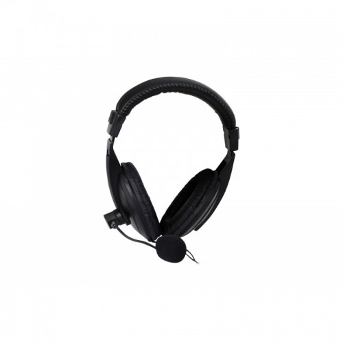 CASCA SPACER cu microfon, stereo, jack 3.5mm, black 'SPK-222'