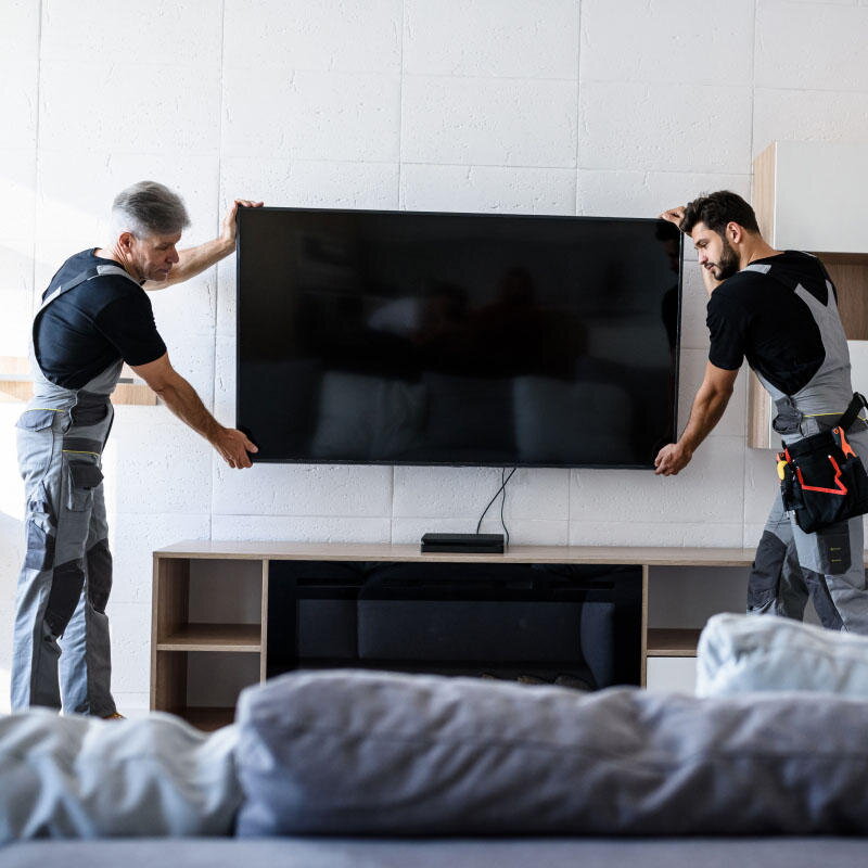 Serviciu de montaj TV cu fixare pe suport perete / tavan si conectare internet