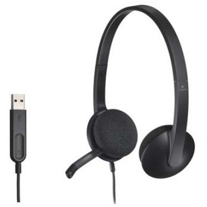 CASCA Logitech  H340 Stereo Headset with Microphone 981-000475
