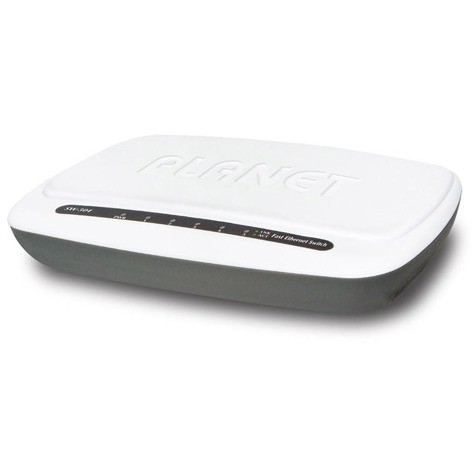 5-Port 10/100Base-TX Ethernet Switch, Plastic
