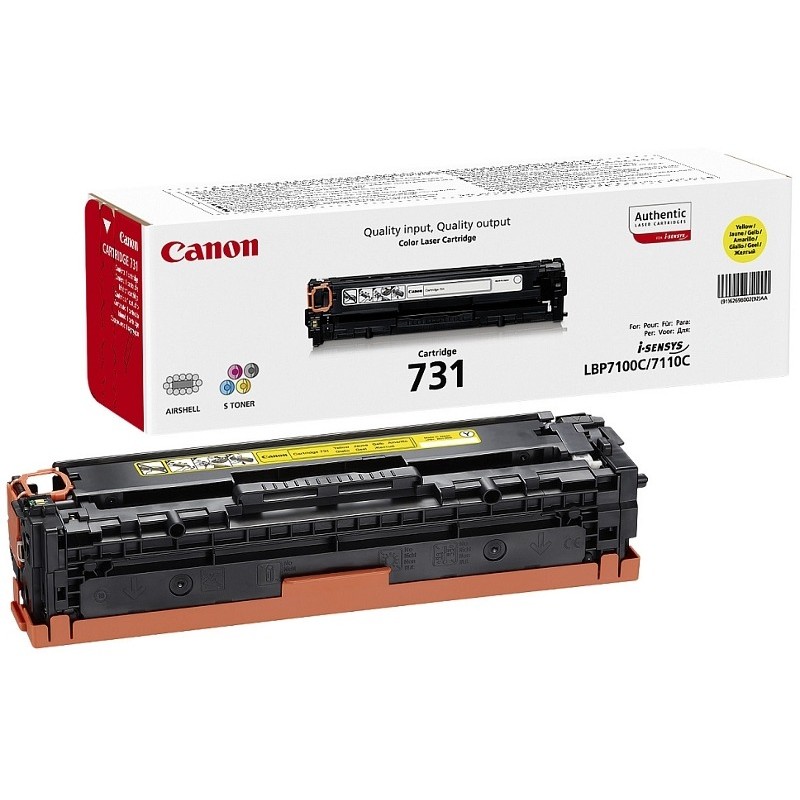 CANON CRG731Y YELLOW TONER CARTRIDGE