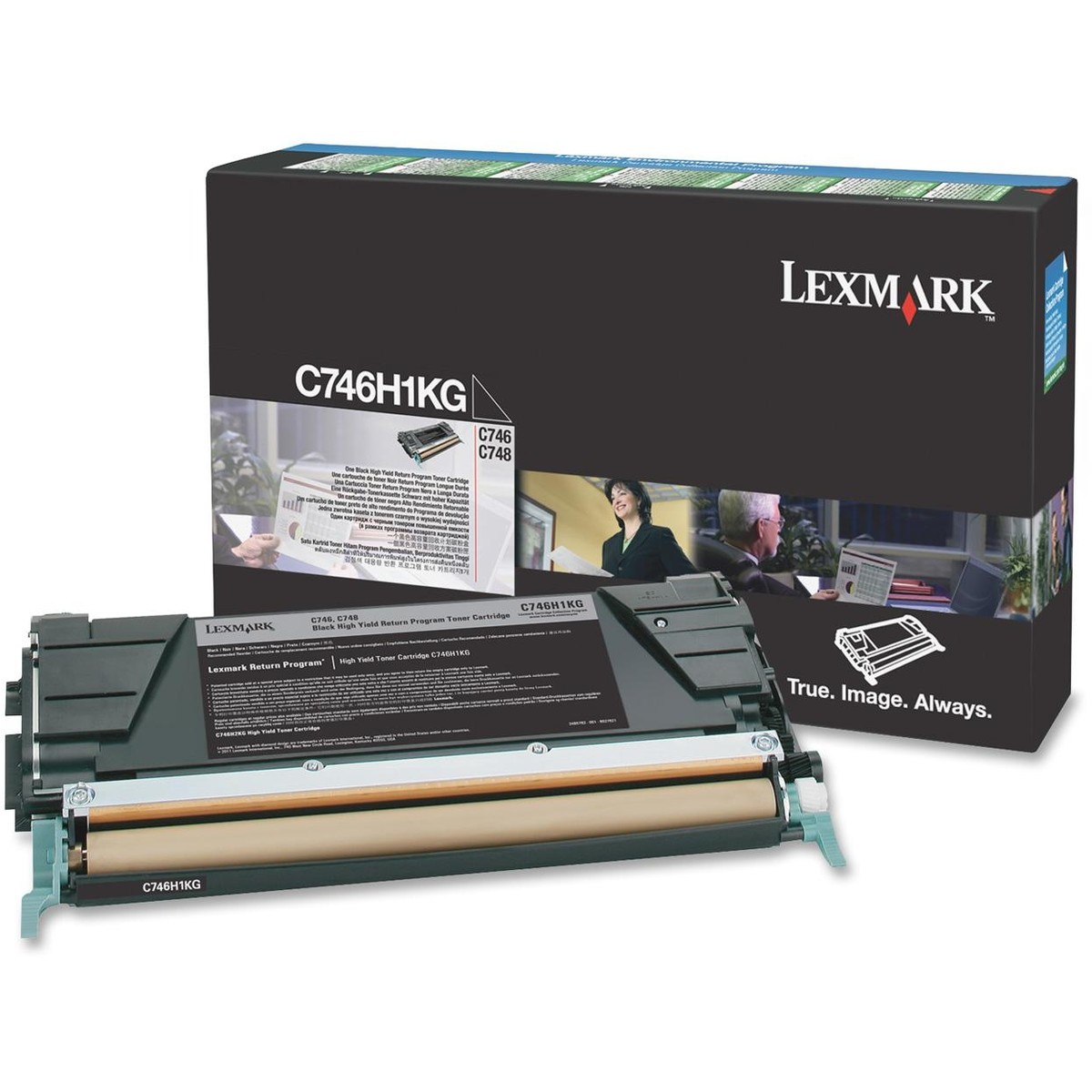 Toner Lexmark, 12000 pag, Negru