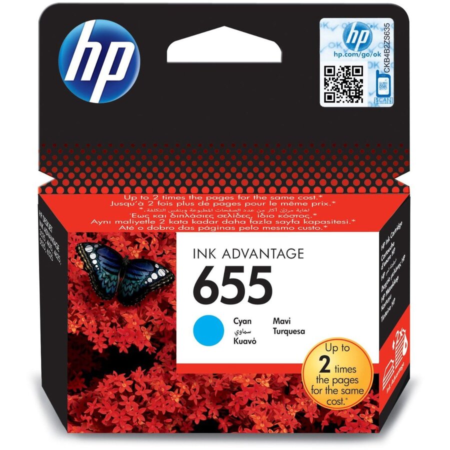 Cartus inkjet HP CZ110AE, cyan, 600 pagini
