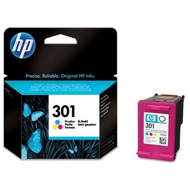 Cartus de cerneala original HP 301 Tri-color