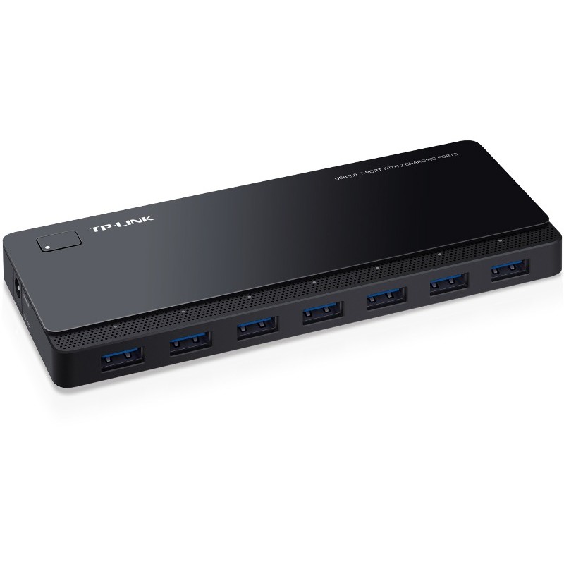 Hub USB 3.0 TP-LINK cu 7 porturi plus 2 porturi pentru reincarcare dispozitive