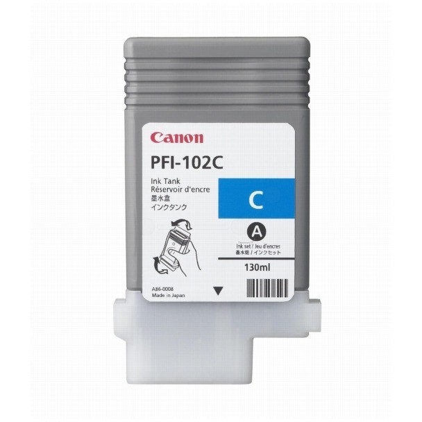 CANON PFI-102C CYAN INKJET CARTRIDGE