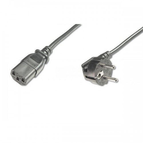 Power cord Schucko angled/IEC C13 M/F 0,75m