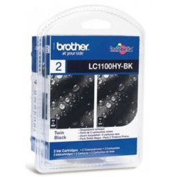 Cerneala Brother LC1100HYBK neagra| 2buc|900pgs x2 | DCP395CN/DCP585CW/DCP6690CW