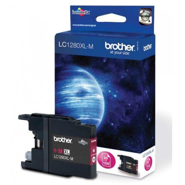 Cerneala Brother LC1280XLM magenta | 1200 pgs | MFC-6910DW