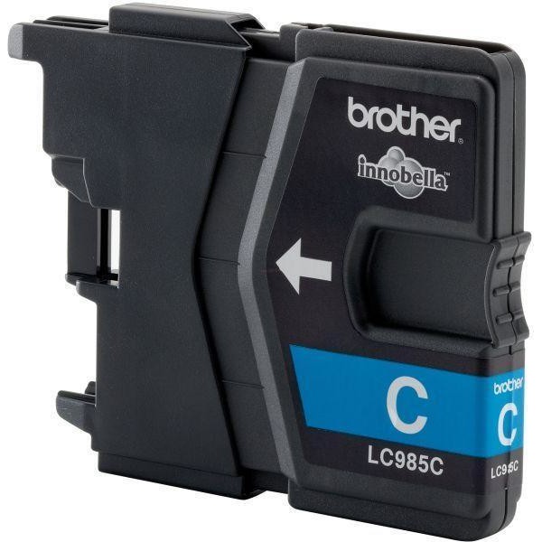 Cerneala Brother LC985C cyan | 260pgs | DCPJ125/J315w/J515w/J220/J265w/J410J415w
