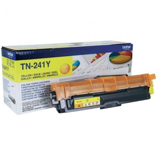 Toner Brother TN241 galben | 1400 pag | HL-3140CW/3150/3170/DCP-9020/MFC-9140CDN