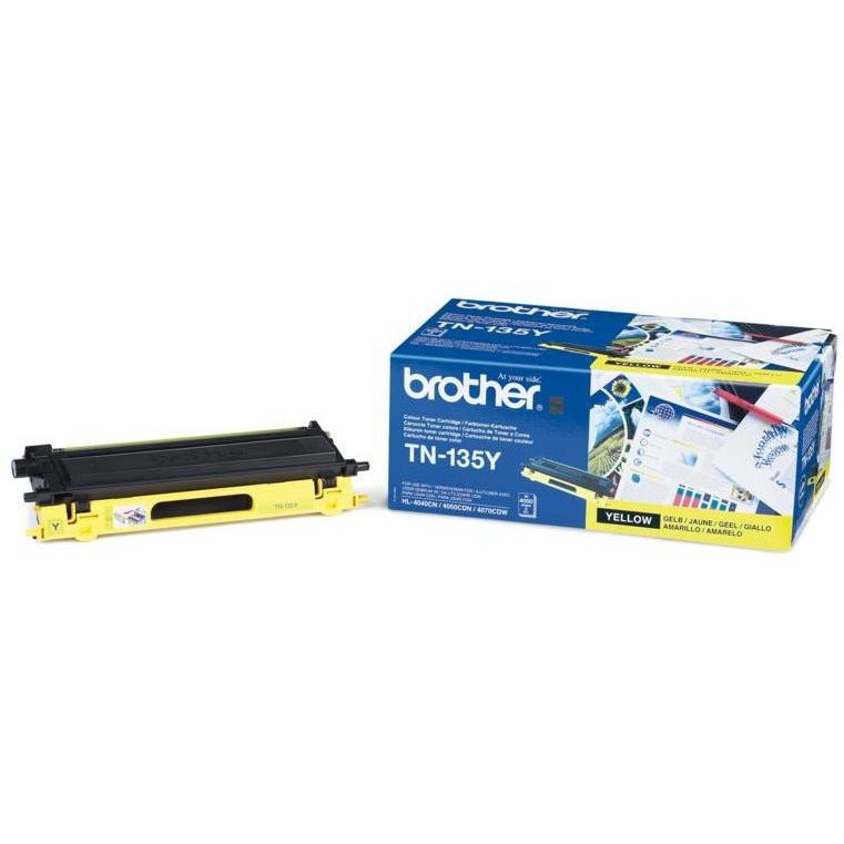 Toner Brother TN 135Y galben | 4000 pag | HL4040/4070/DCP9040/9045/MFC9440/9840