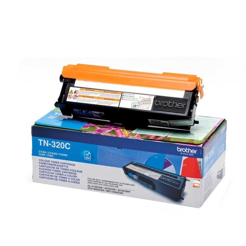 Toner Brother TN320C cyan | 1500 pag | HL 4150CDN/4570CDW/DCP-9270CDN
