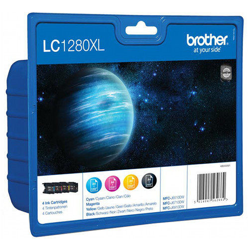 Pachet  Brother LC1280XLVALBP CMYK