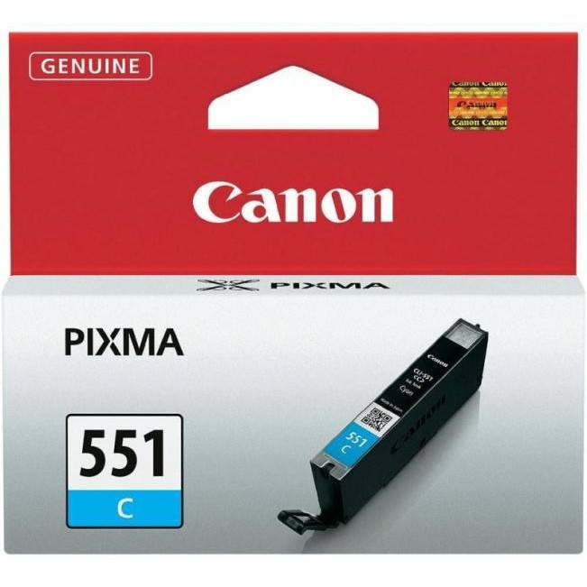 Cerneala Canon CLI551C bleu | iP7250/MG5450/MG6350