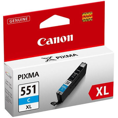 Cerneala Canon CLI551C XL bleu | iP7250/MG5450/MG6350