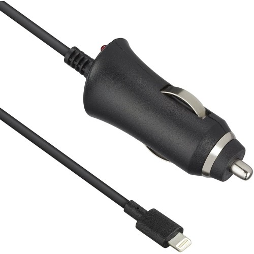 Oferte la Incarcator telefon Kit Lightning In-Car Charger MFI IP5BCC2A, Tip Auto, Conectivitate Lightning, Putere 2100mAh (Negru)