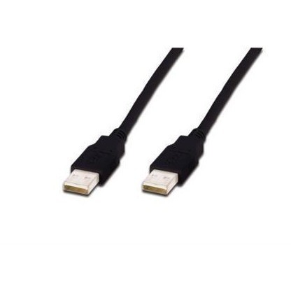 ASSMANN USB 2.0 HighSpeed Connection Cable USB A M (plug)/USB A M (plug) 1,8m bl