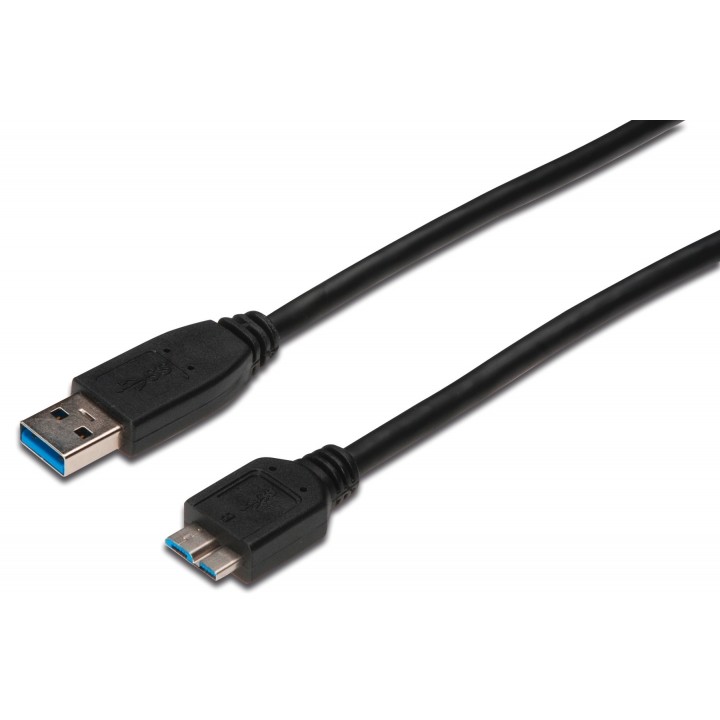 ASSMANN USB 3.0 SuperSpeed Connection Cable USB A M (plug)/microUSB B M (plug)