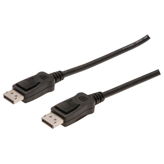 Cablu video Assmann DisplayPort Male - DisplayPort Male, v1.1a, 3m, negru