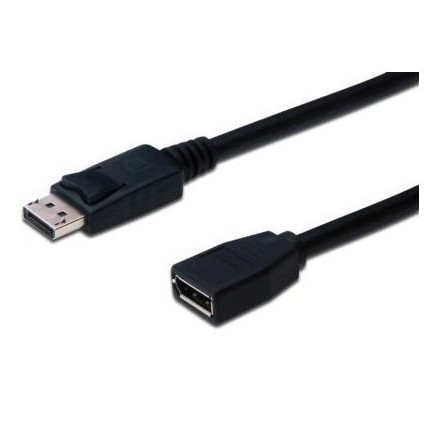 ASSMANN DisplayPort 1.2 Extension cable DP M (plug)/DP F (jack) 2m black