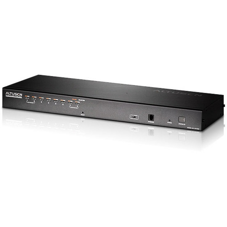ALTUSEN KVM 8-port Hight Density Cat. 5e Over the Net