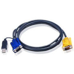 ATEN Cablu prelungire KVM (HD15-SVGA, PS/2, PS/2) - 3m