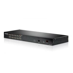 Switch KVM Aten KH1516A, nr de calculatoare conectate: 16, rezolutie: 1680x1200 @ 40m sau 1280x1024 @ 50m