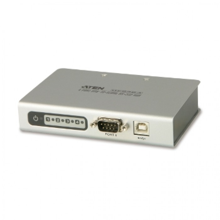 ATEN Convertor USB-RS232 4 port-uri