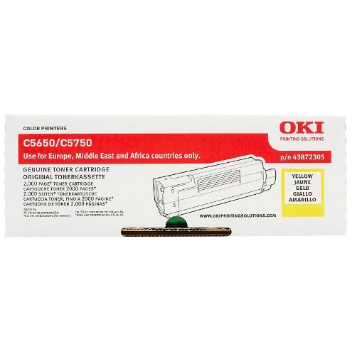 Toner C5650/5750, 2K, galben