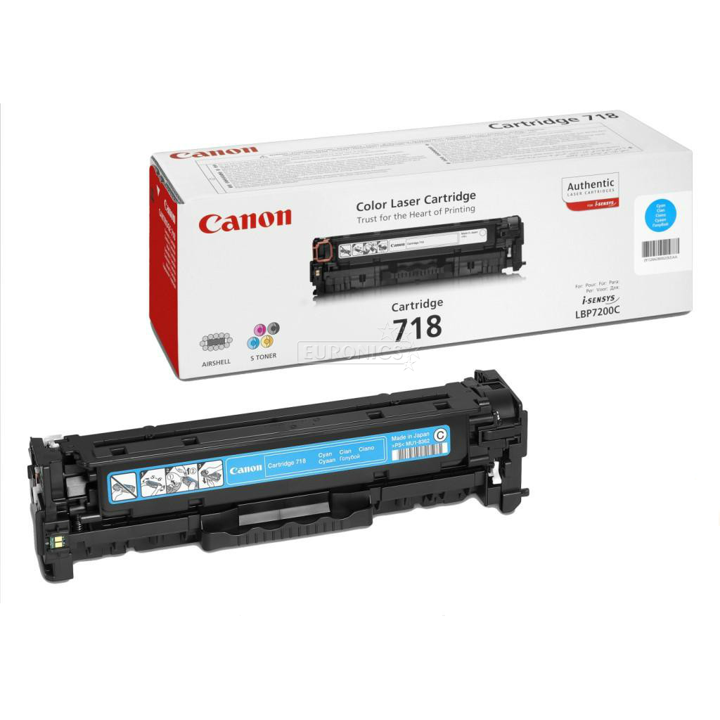 Toner Canon CRG-718C, cyan