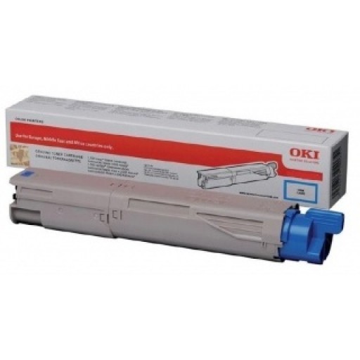 Toner OKI 45862839, cian, MC853/MC873