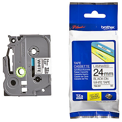 Banda de etichete Brother TZE251 P-Touch