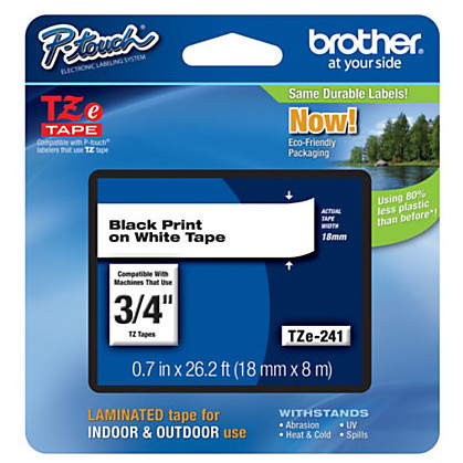 Banda de etichete Brother TZE241 P-Touch